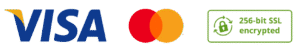 payment methods with 256 bit encryption