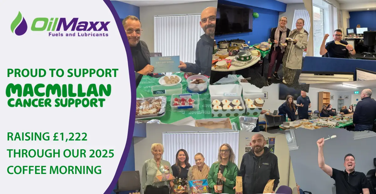 OilMaxx Supports Macmillan Coffee Morning 2025